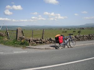 Looking north  from just east of Mellor