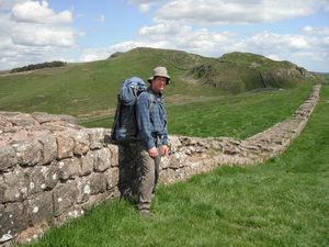 me beside Hadrian's Wall